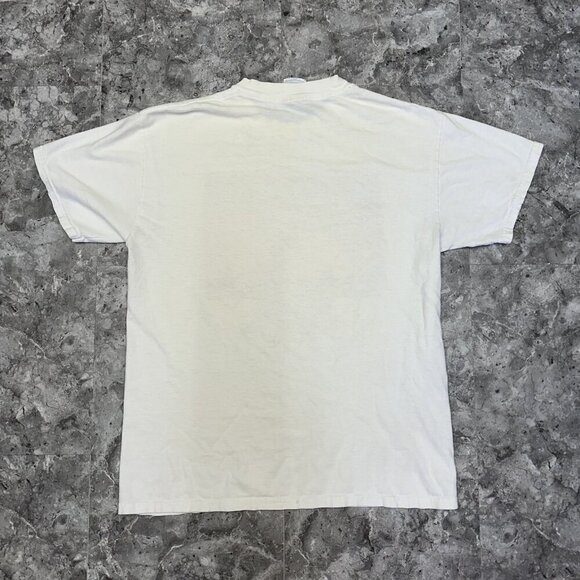 Vintage Yes Rock Band Y2K Tour T-Shirt Size L 35th Anniversary White - Picture 2 of 5